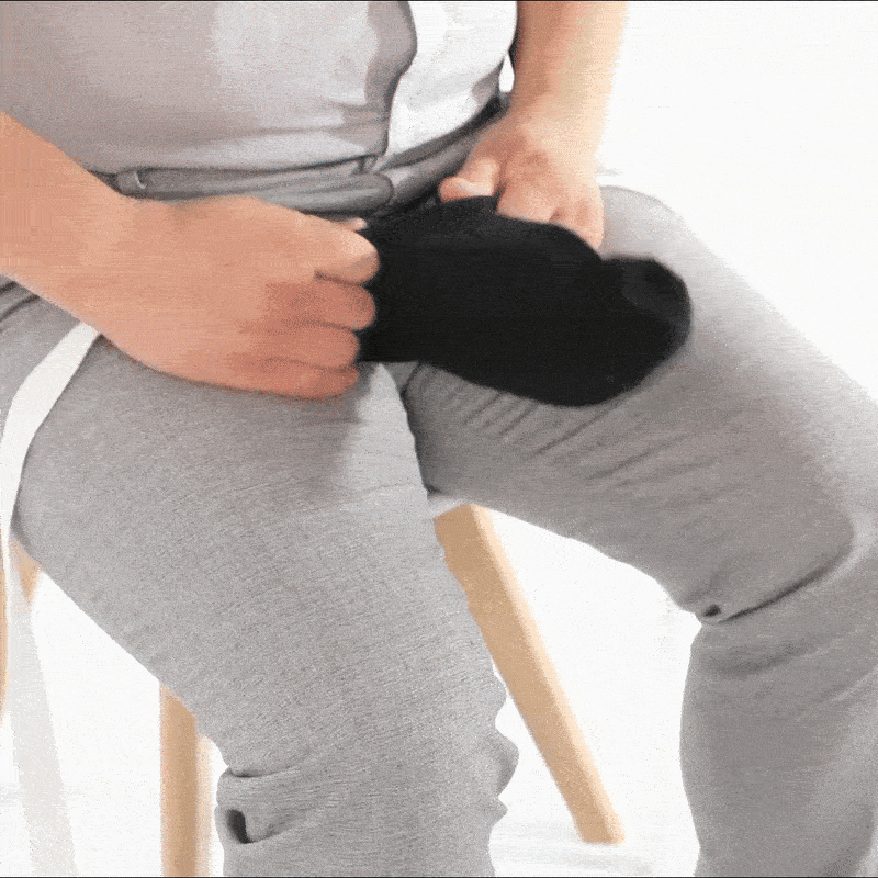 Socken Anziehhelfer ohne Bücken für schmerzfreies Anziehen